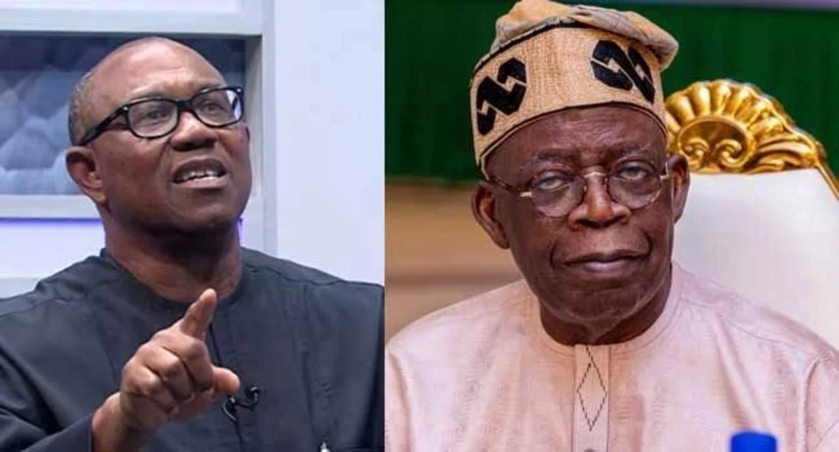 Peter Obi and Tinubu