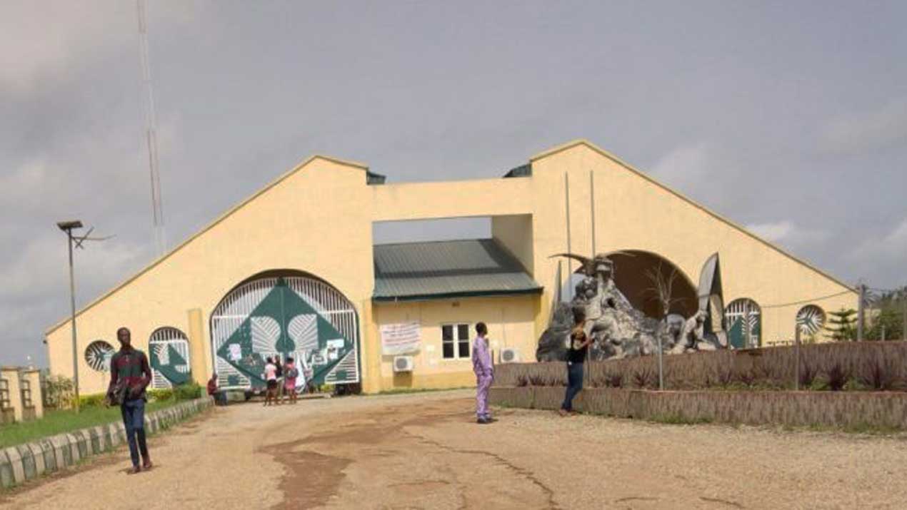 FUOYE entrance FUOYE Professor FUOYE DVC, two others secure research facilities for varsity
