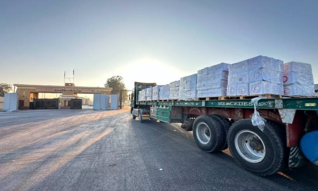 Photos : Le Croissant-Rouge égyptien envoie un convoi humanitaire de 3 679 tonnes à Gaza