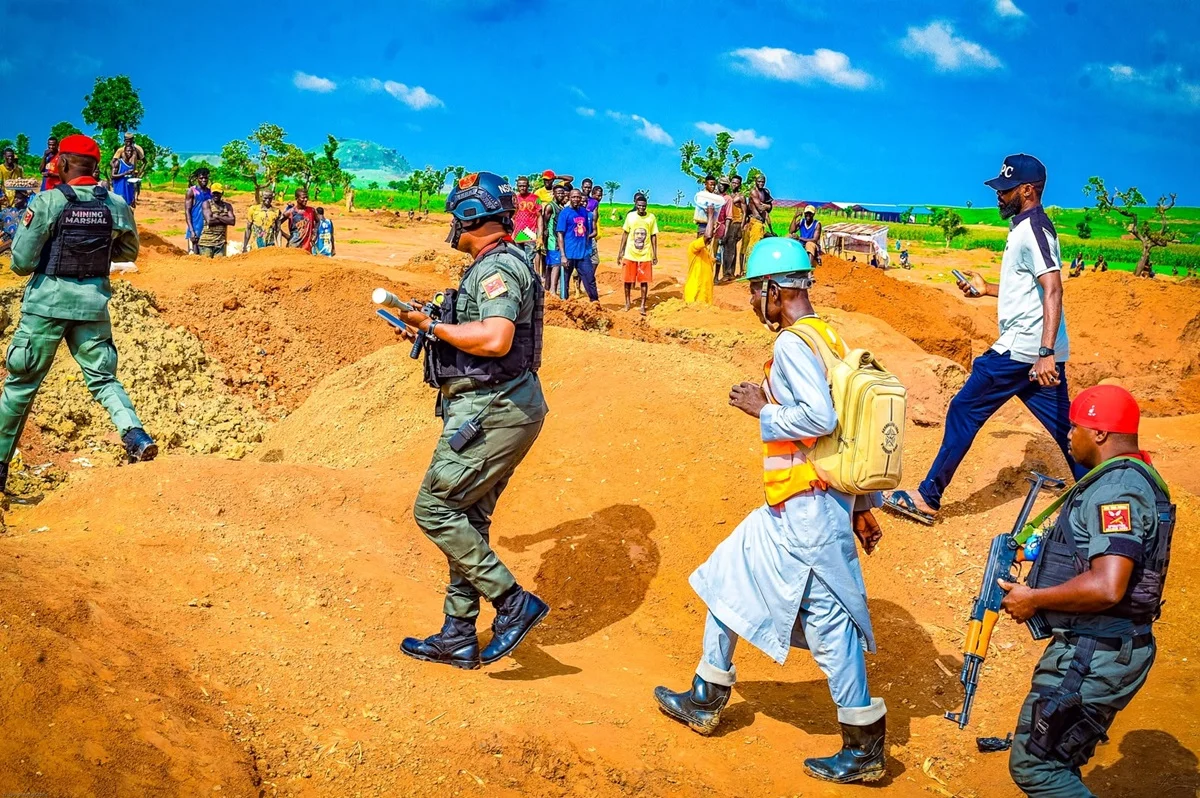 illegal gold mining