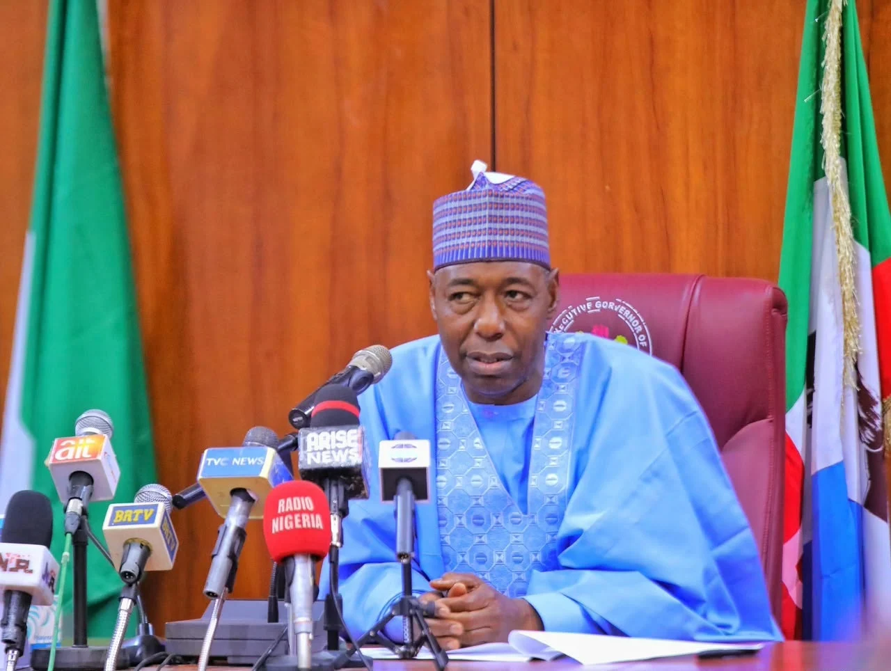 Zulum on Borno state-owned institutions