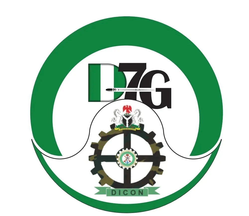 Logo of the Defence Industries Corporation of Nigeria–D7G (DICON-D7G)