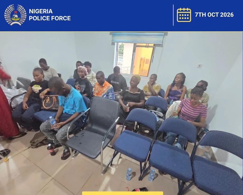 Police picture of abducted Oyo corps members